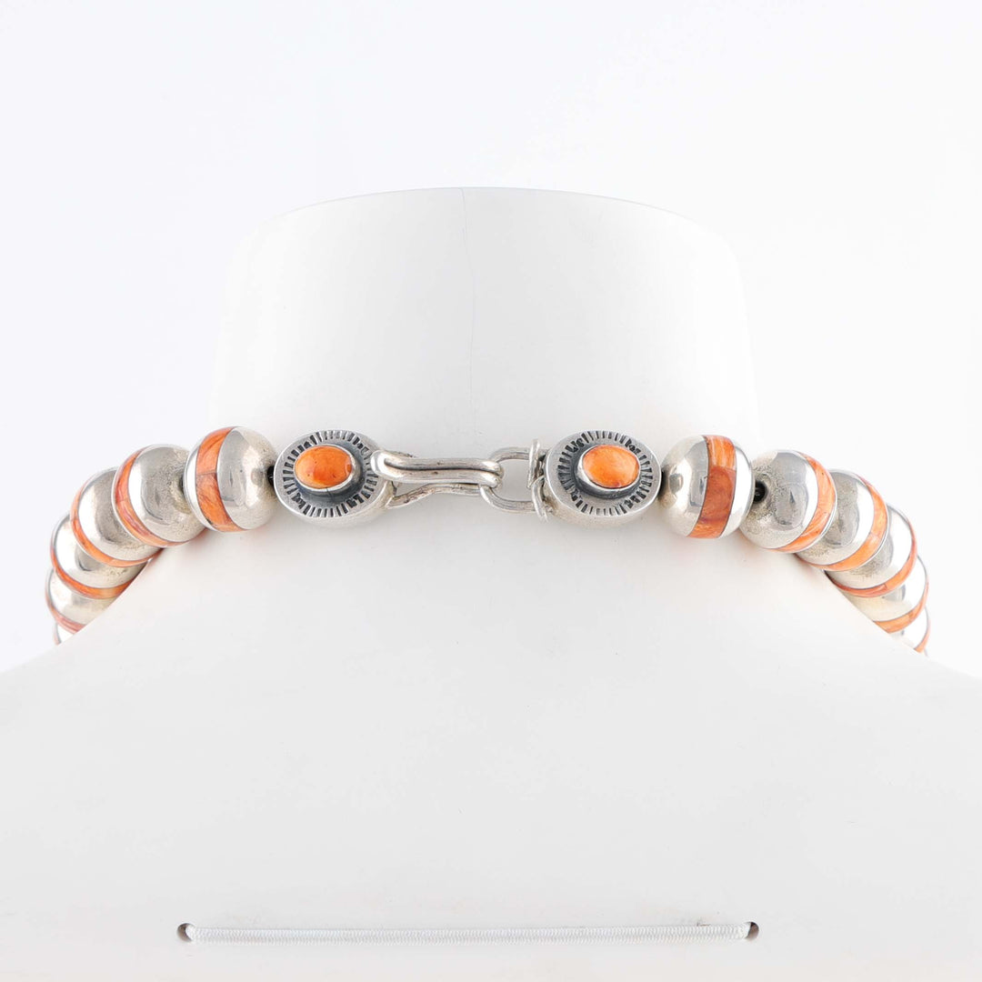 Spiny Oyster Bead Necklace