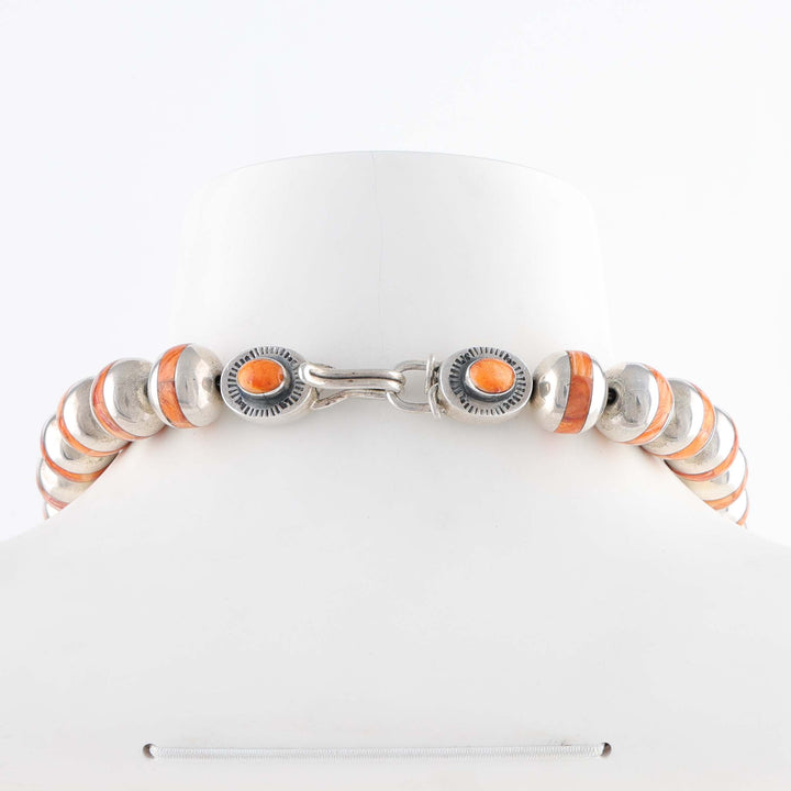 Spiny Oyster Bead Necklace