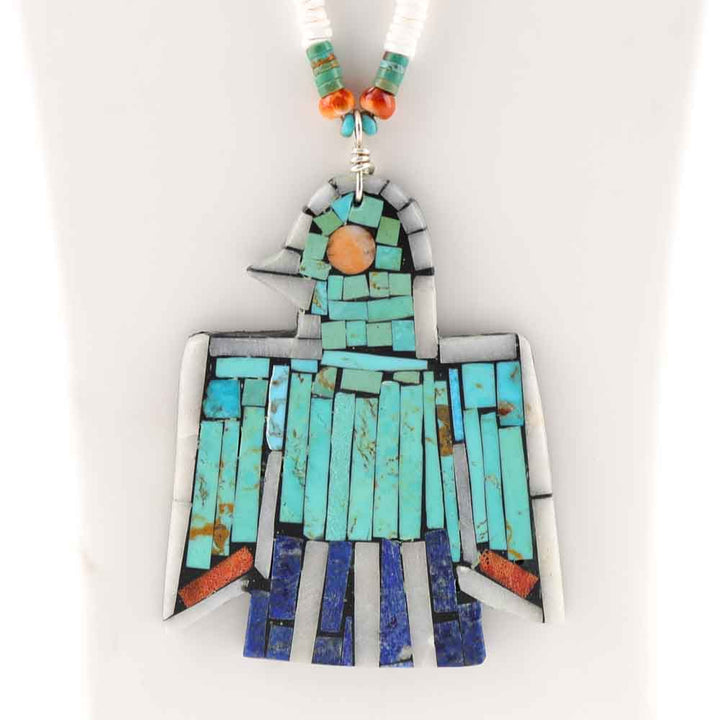 Inlay Thunderbird Necklace