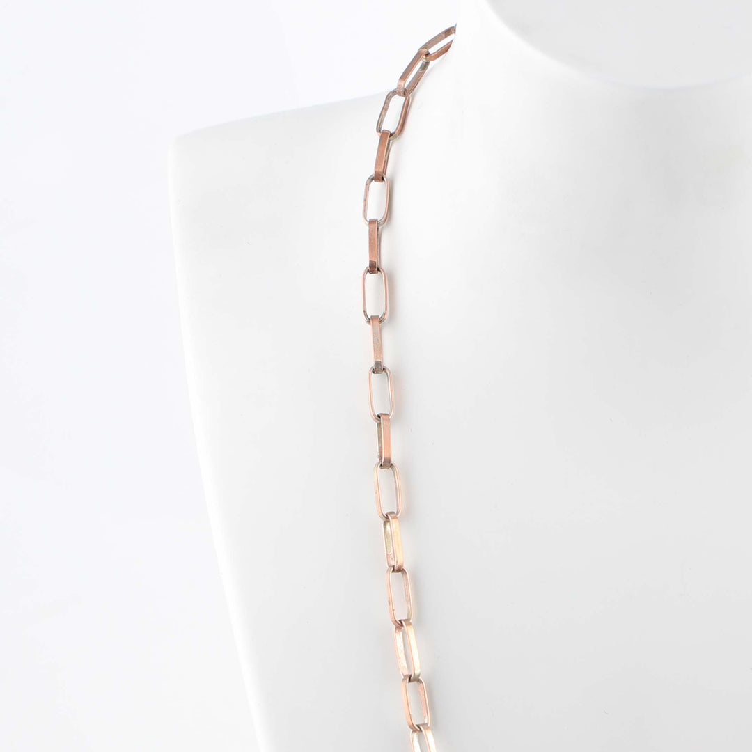 Brass Hopi Chain Necklace (16ga., 24”)
