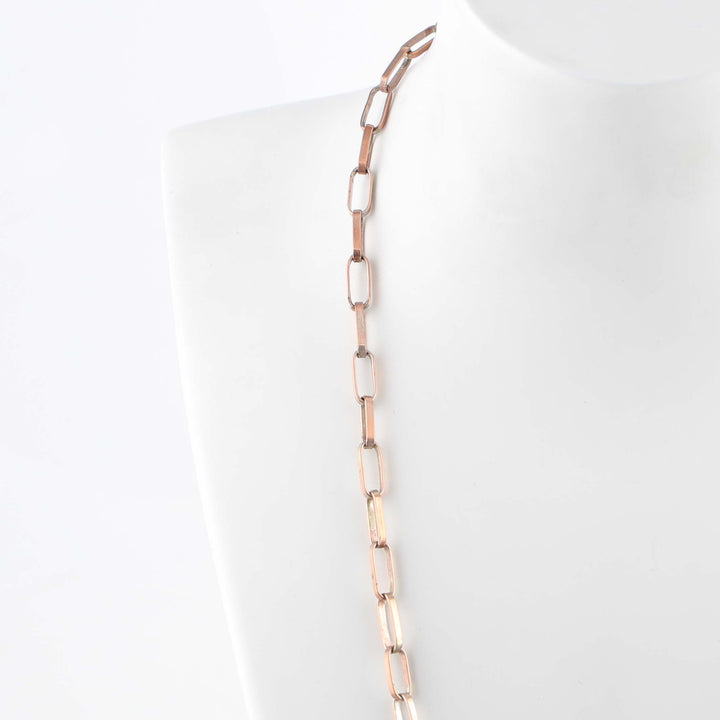 Brass Hopi Chain Necklace (16ga., 24”)