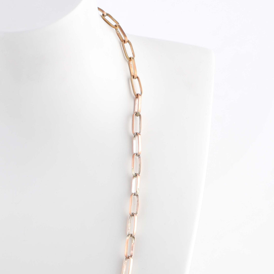 Brass Hopi Chain Necklace (16ga., 24”)