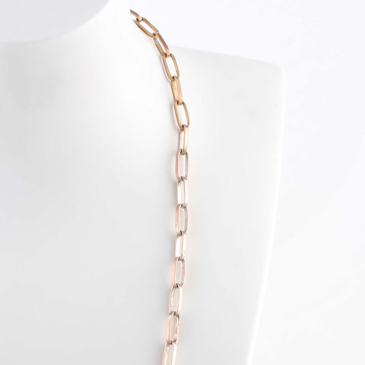 Brass Hopi Chain Necklace (16ga., 24”)