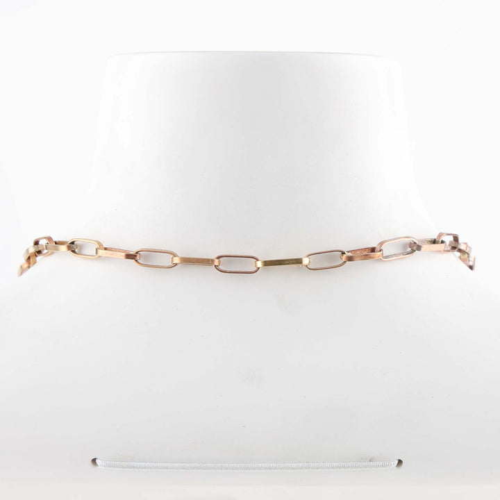 Brass Hopi Chain Necklace (16ga., 24”)