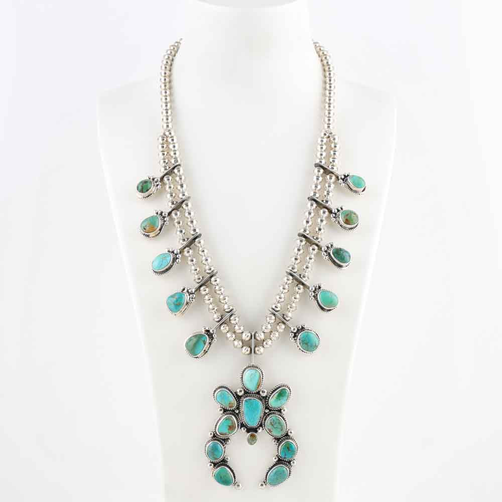 Royston Turquoise Squash Blossom