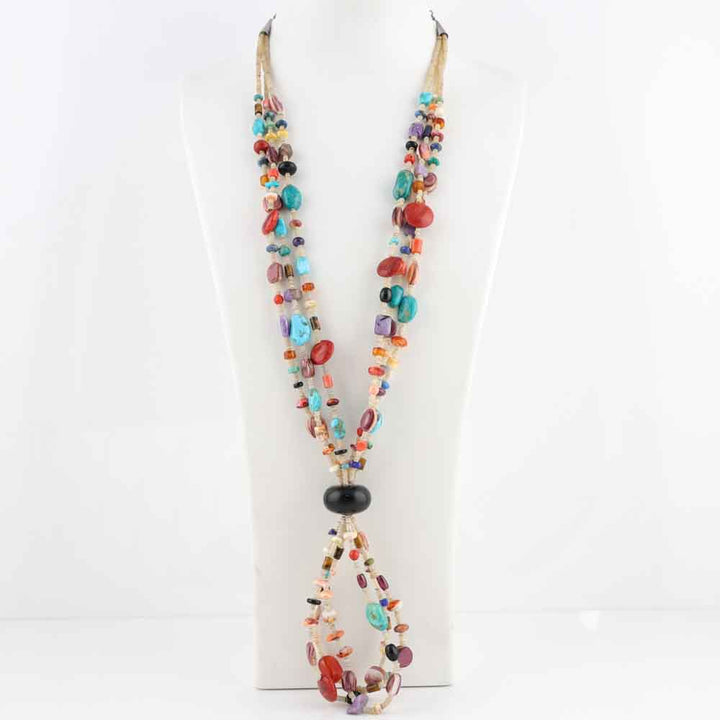 1980s Colorful Jacla Necklace
