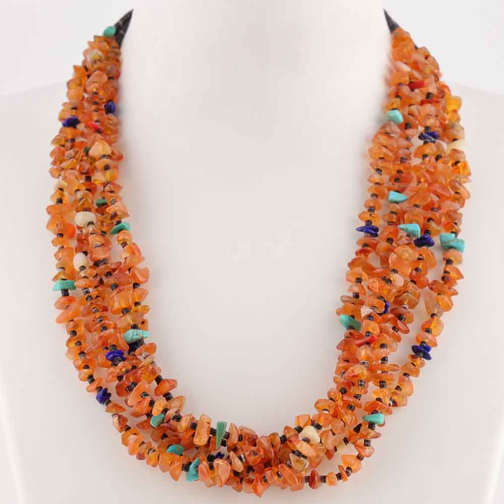 Amber Bead Necklace