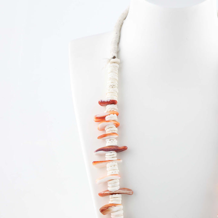 Spiny Oyster and Clam Shell Necklace