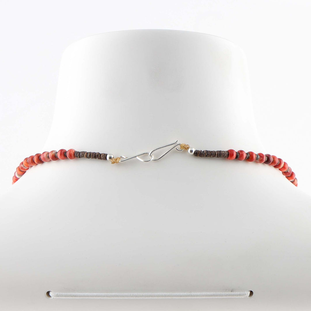 Spiny Oyster Bead Necklace