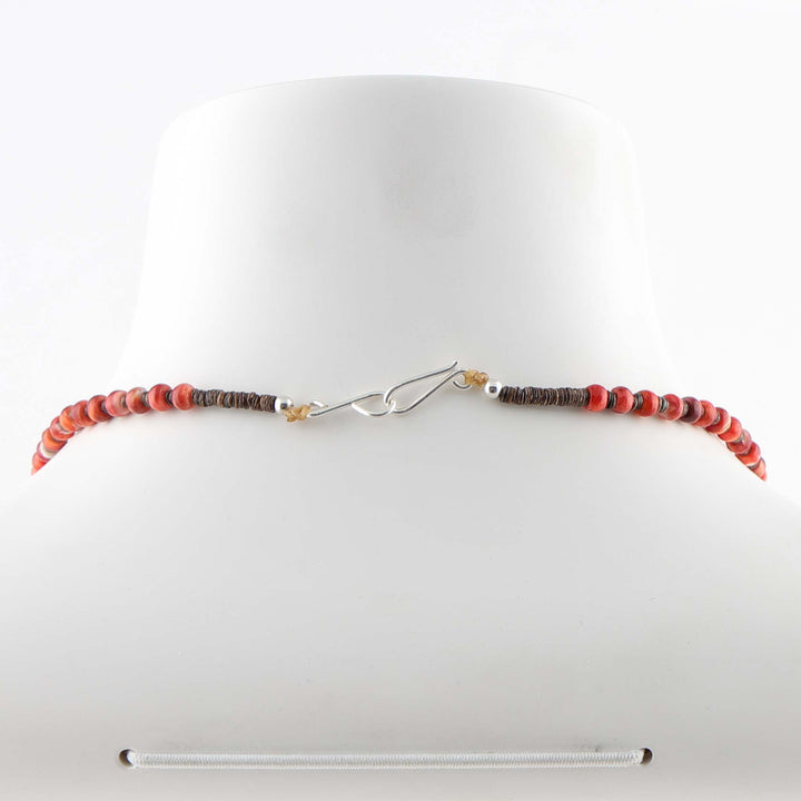 Spiny Oyster Bead Necklace