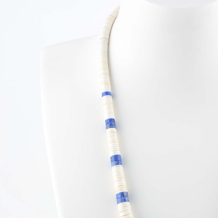 Lapis and Shell Necklace