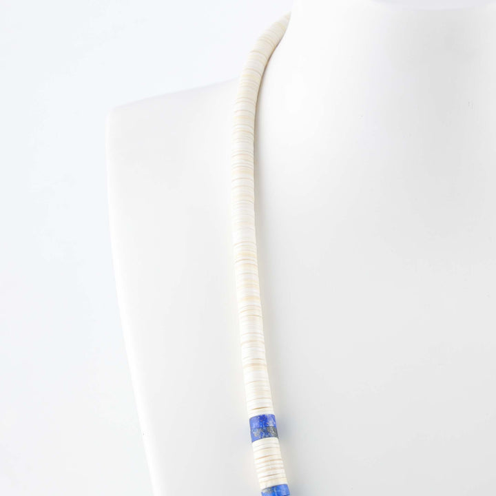 Lapis and Shell Necklace
