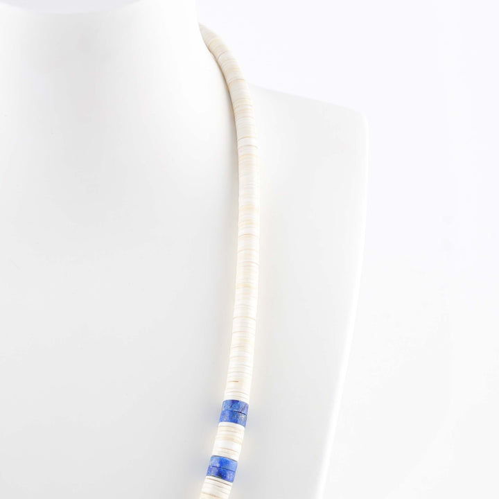 Lapis and Shell Necklace