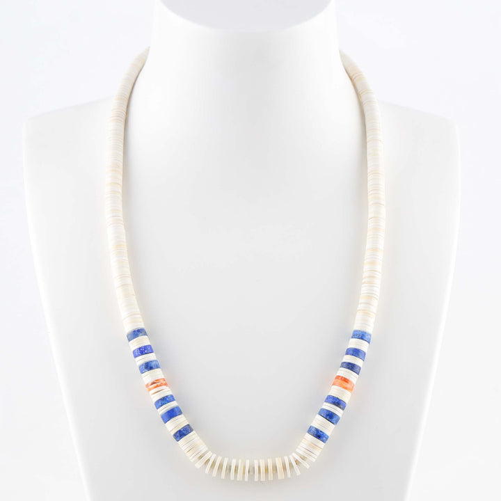 Lapis and Shell Necklace