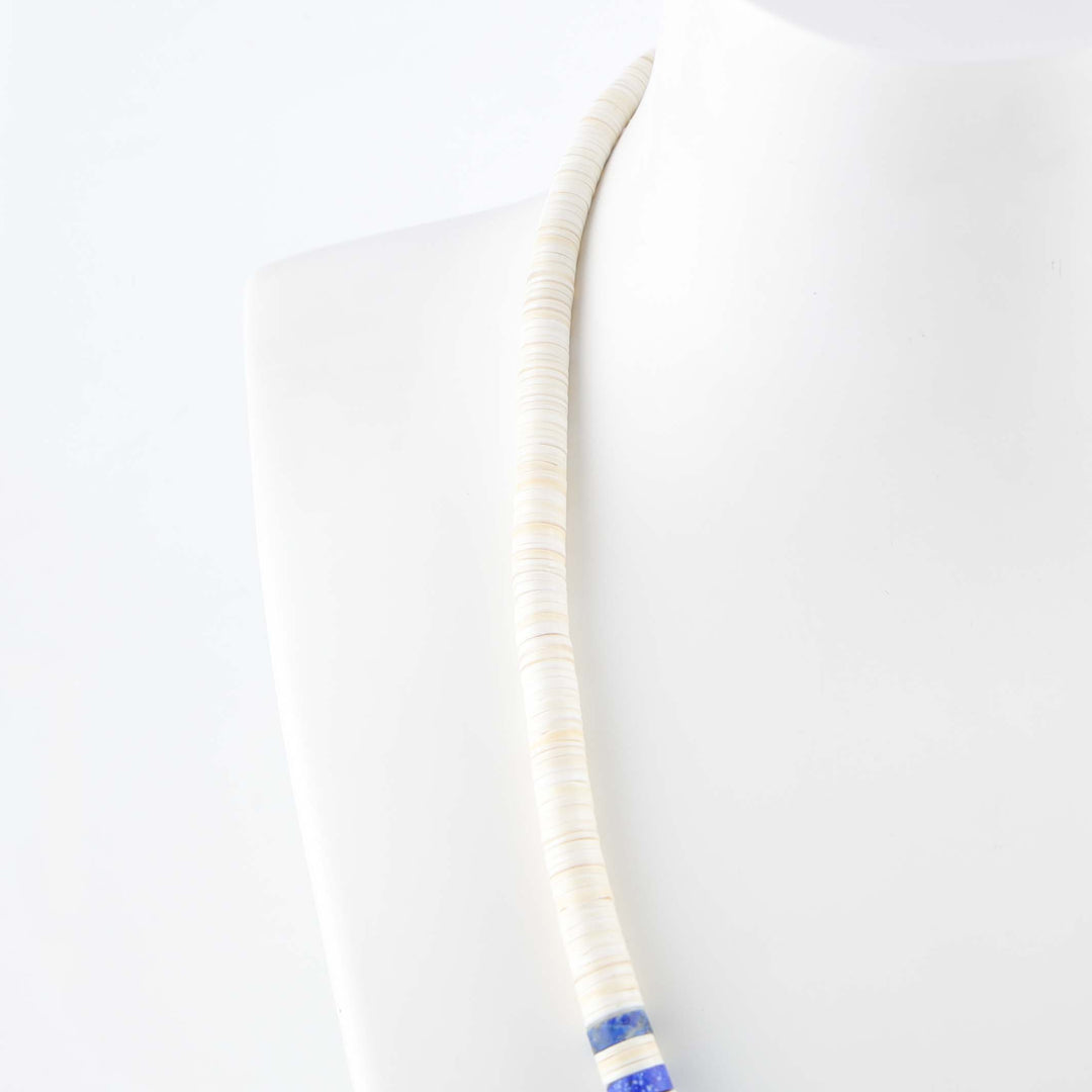 Lapis and Shell Necklace