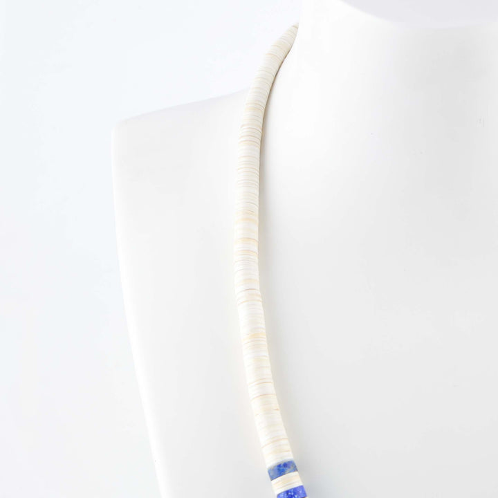 Lapis and Shell Necklace