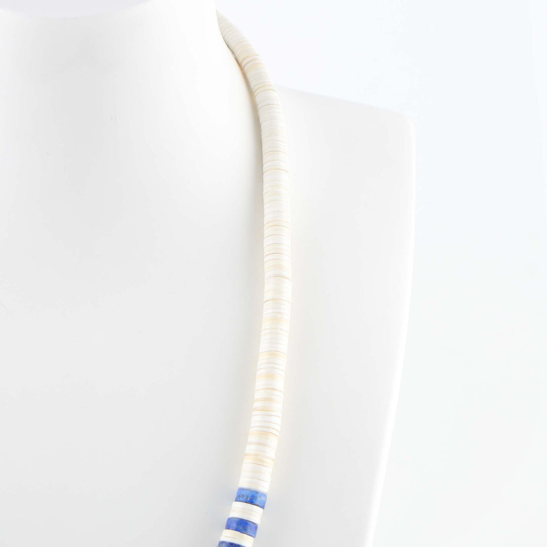 Lapis and Shell Necklace