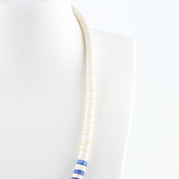 Lapis and Shell Necklace