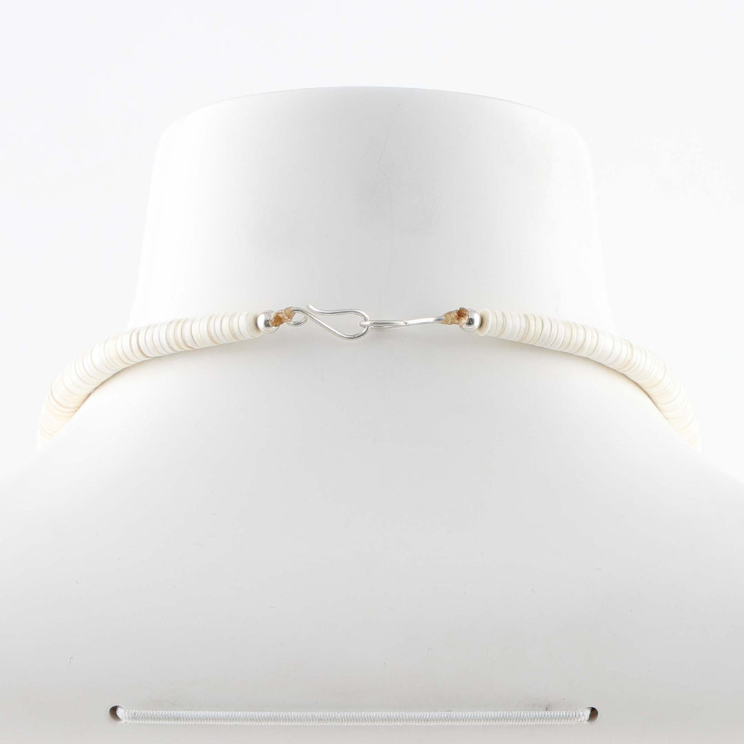 Lapis and Shell Necklace