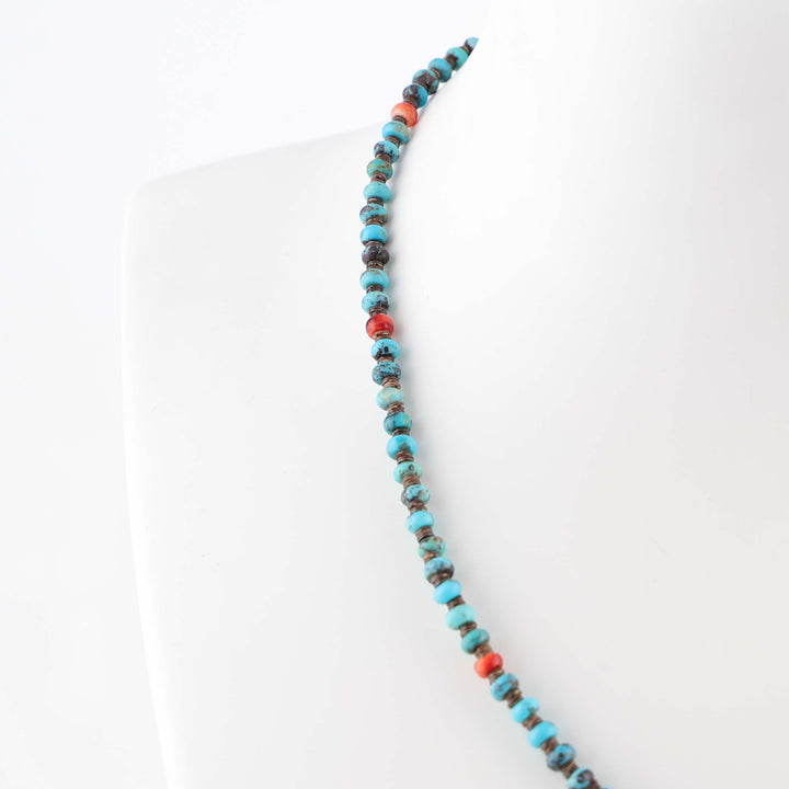 Turquoise and Spiny Oyster Necklace