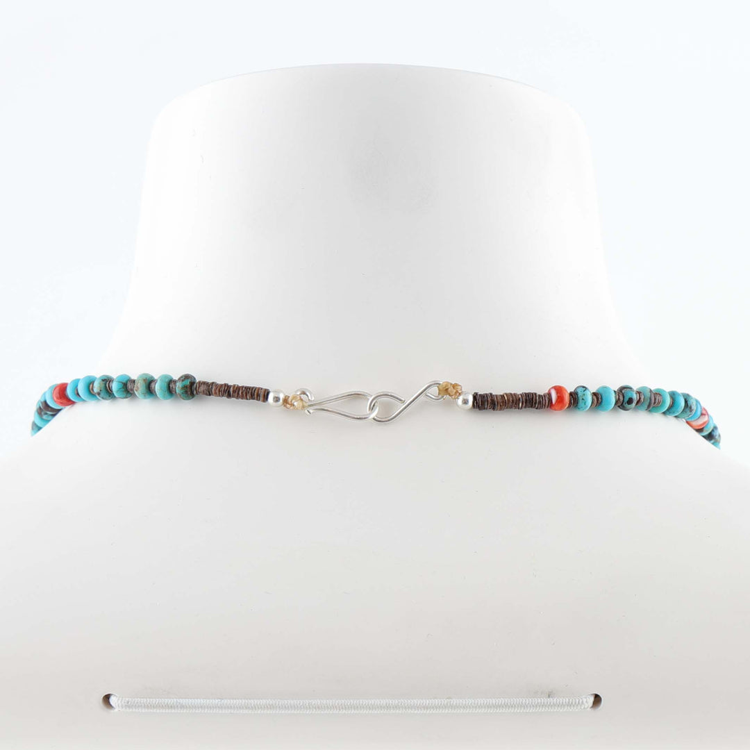 Turquoise and Spiny Oyster Necklace