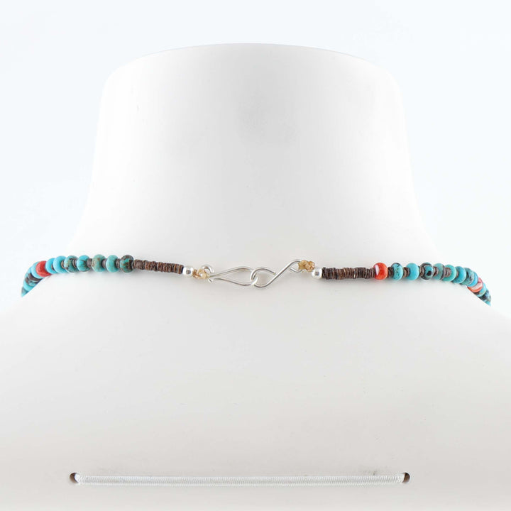 Turquoise and Spiny Oyster Necklace