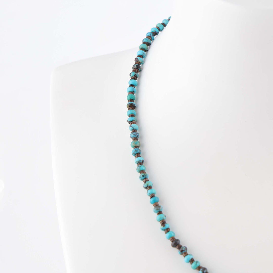 Turquoise and Spiny Oyster Necklace