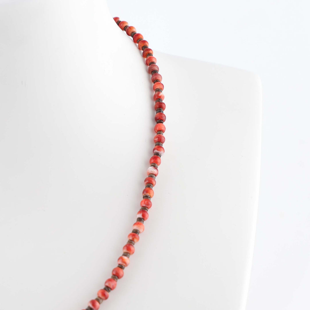Turquoise and Spiny Oyster Necklace