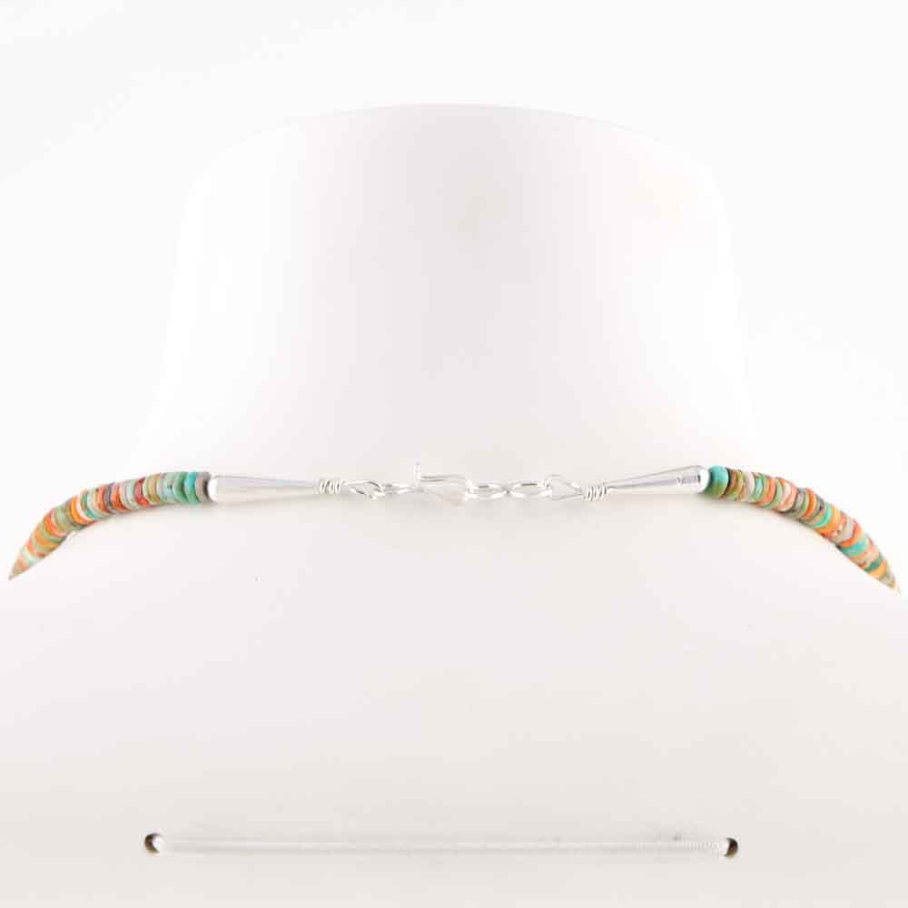 Spiny Oyster and Turquoise Necklace