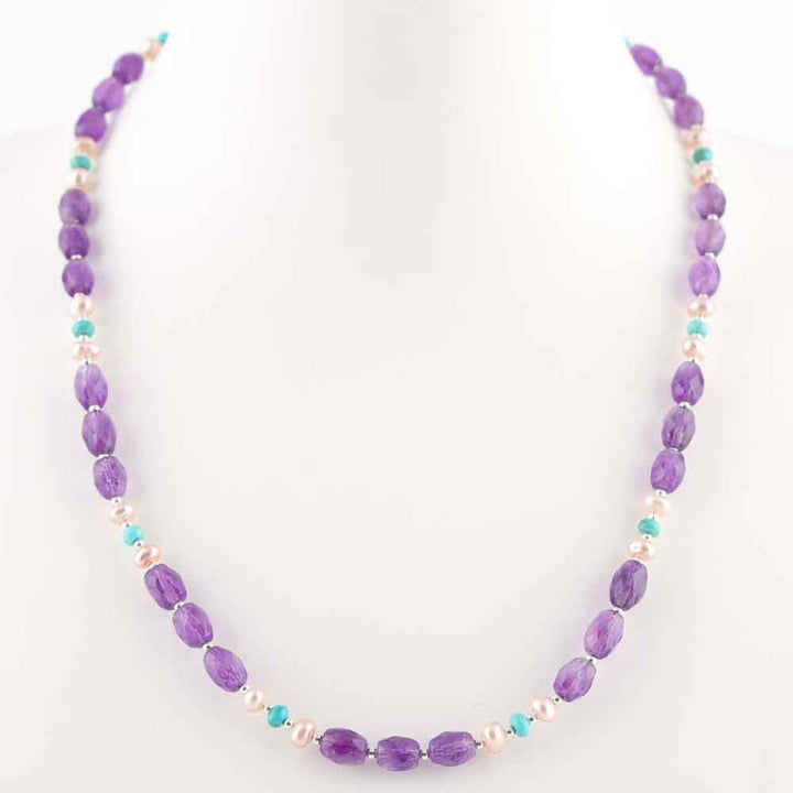 Amethyst Bead Necklace