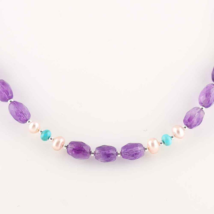Amethyst Bead Necklace