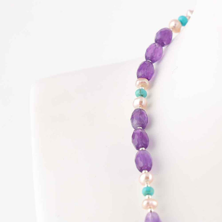 Amethyst Bead Necklace