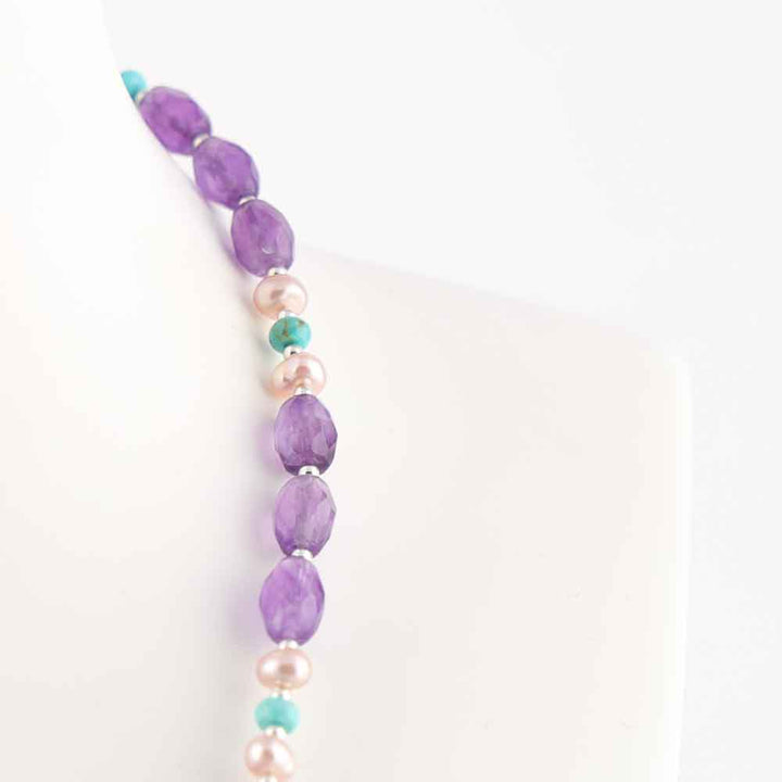 Amethyst Bead Necklace