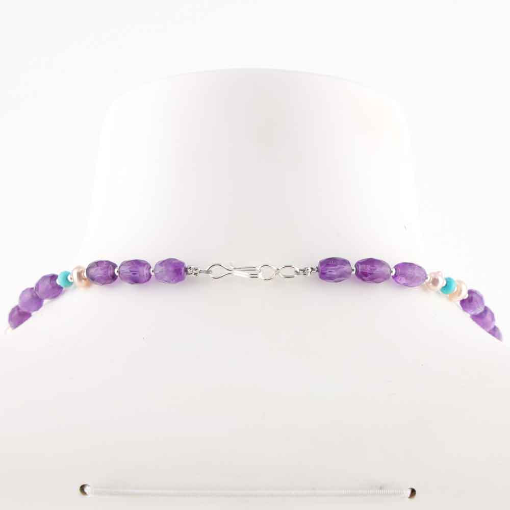 Amethyst Bead Necklace