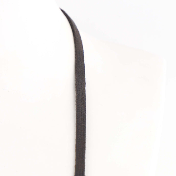 Squash Blossom Pendant on Leather