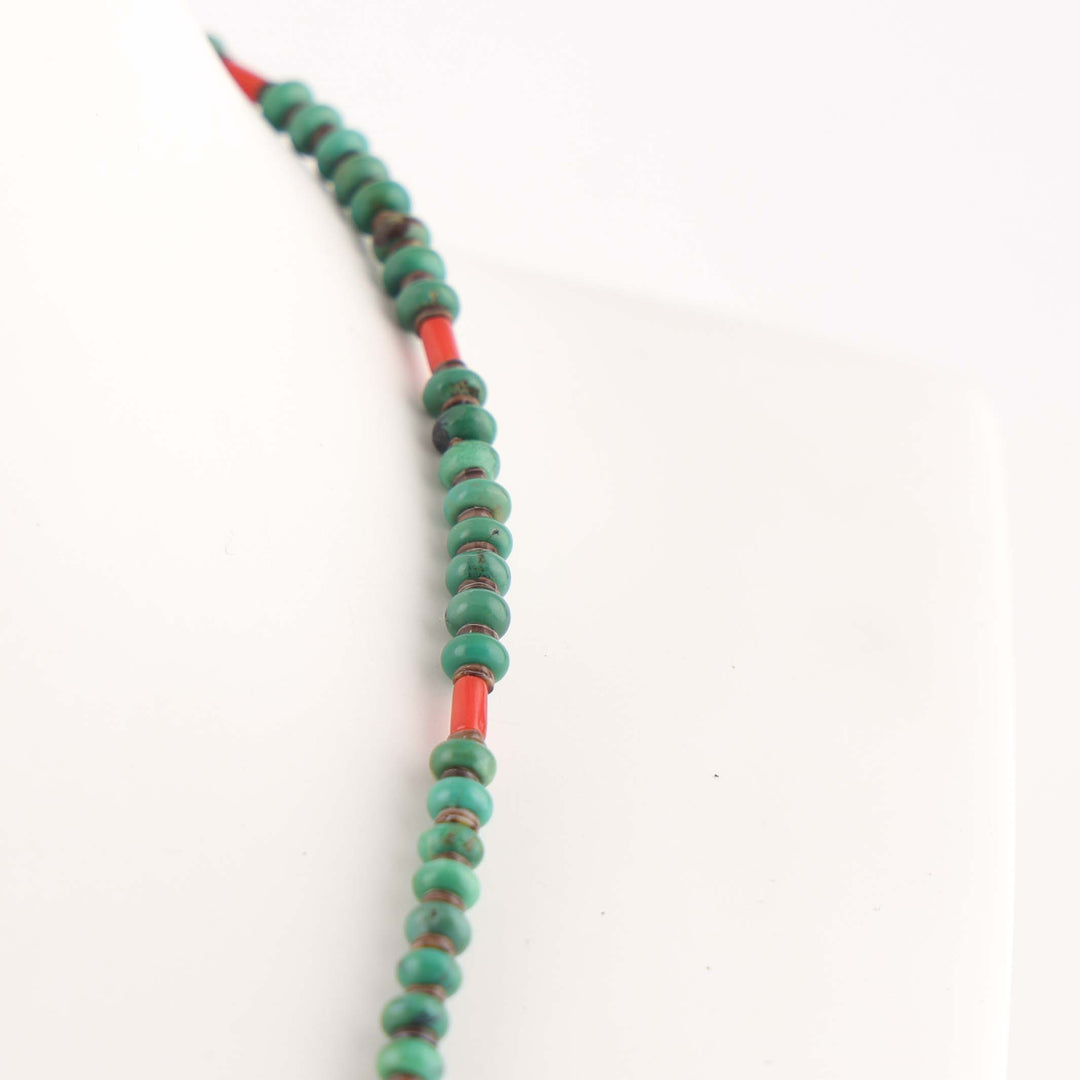 Turquoise and Coral Necklace