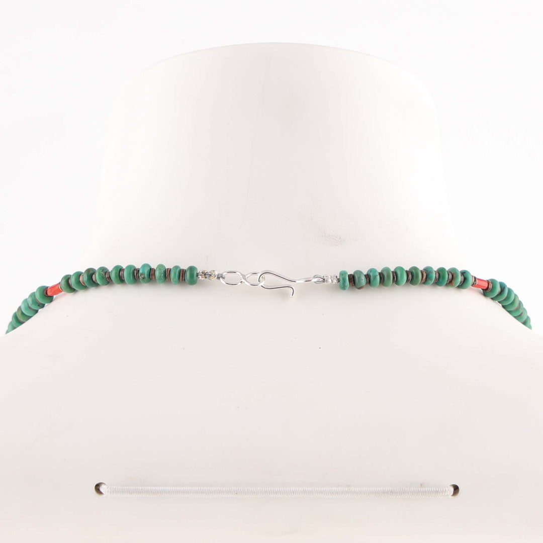 Turquoise and Coral Necklace