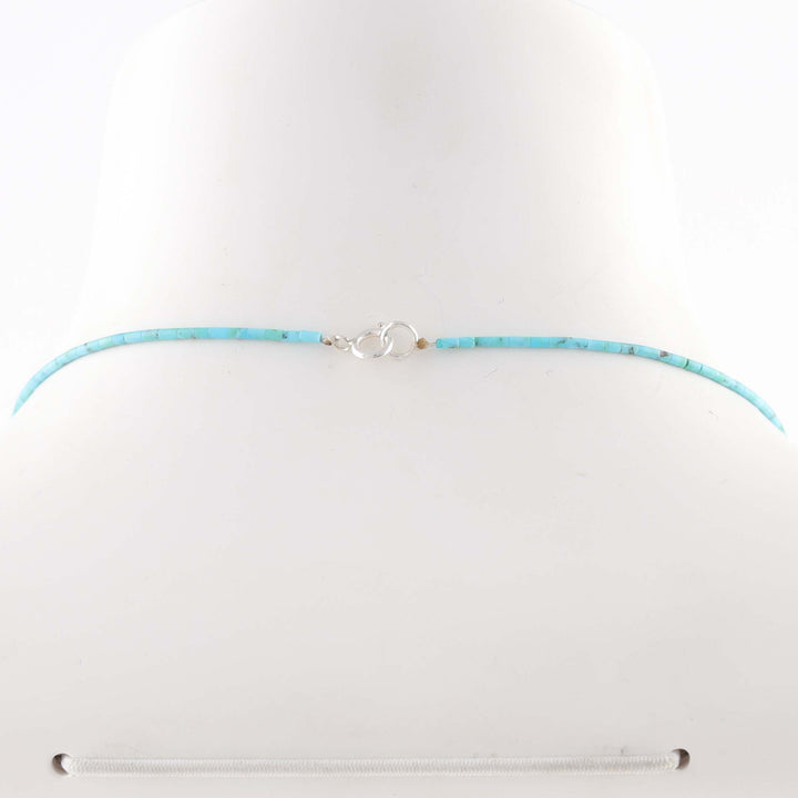 Kingman Turquoise Heishi Necklace