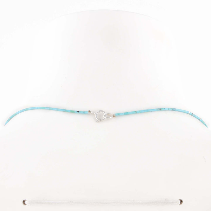 Kingman Turquoise Heishi Necklace