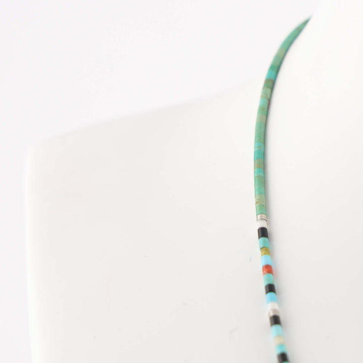 Multi-Stone Heishi Necklace