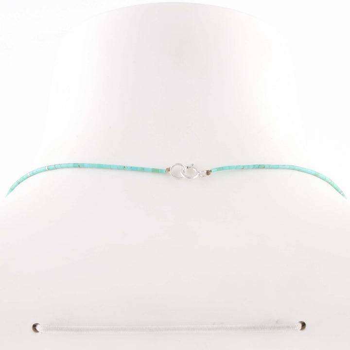 Kingman Turquoise Heishi Necklace