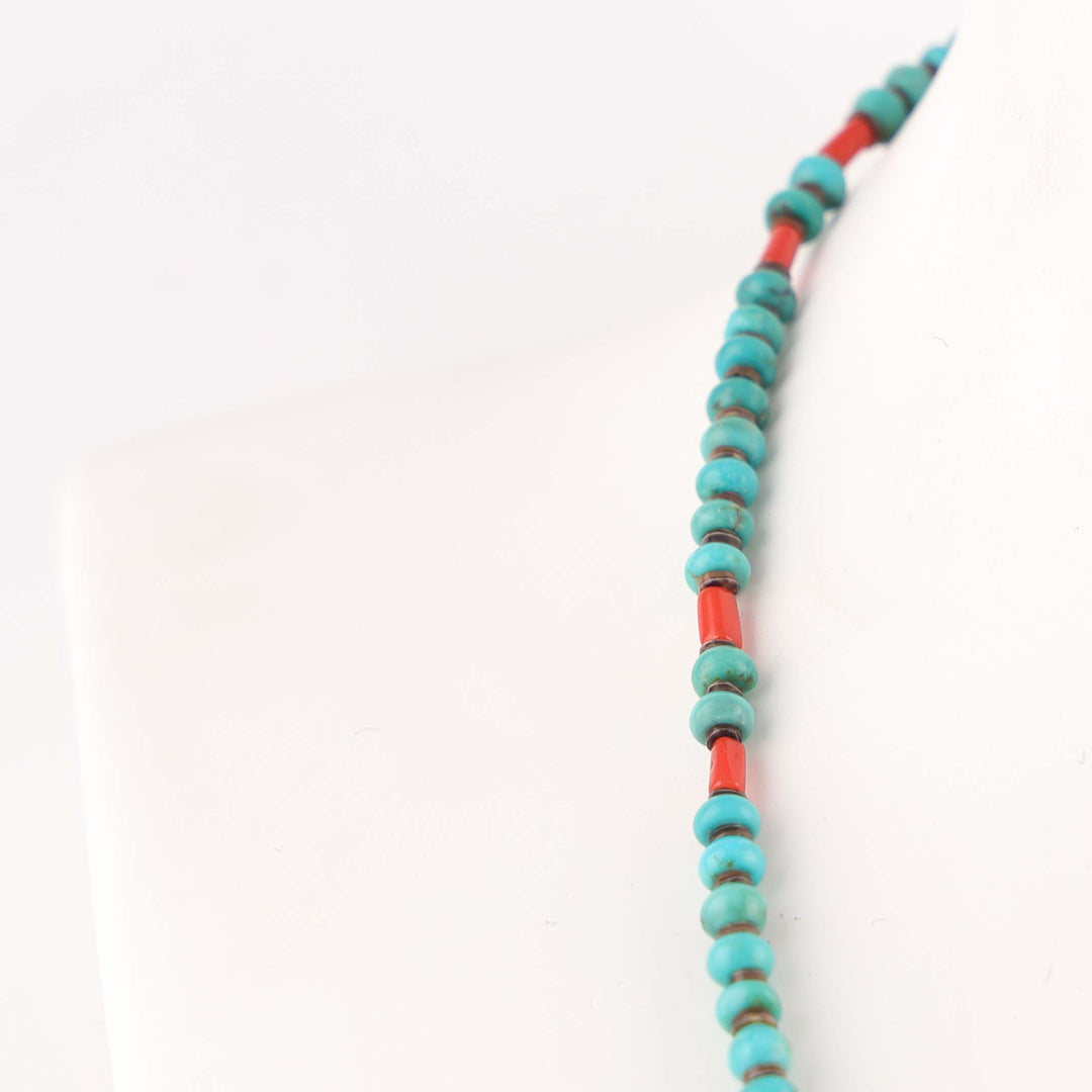 Turquoise and Coral Necklace