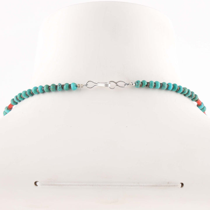 Turquoise and Coral Necklace