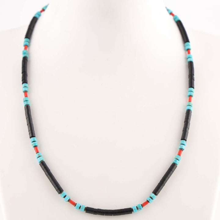 Multi-Stone Bead Necklace