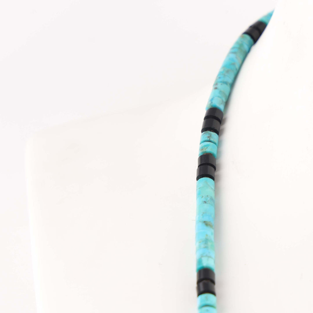 Jet and Turquoise Necklace