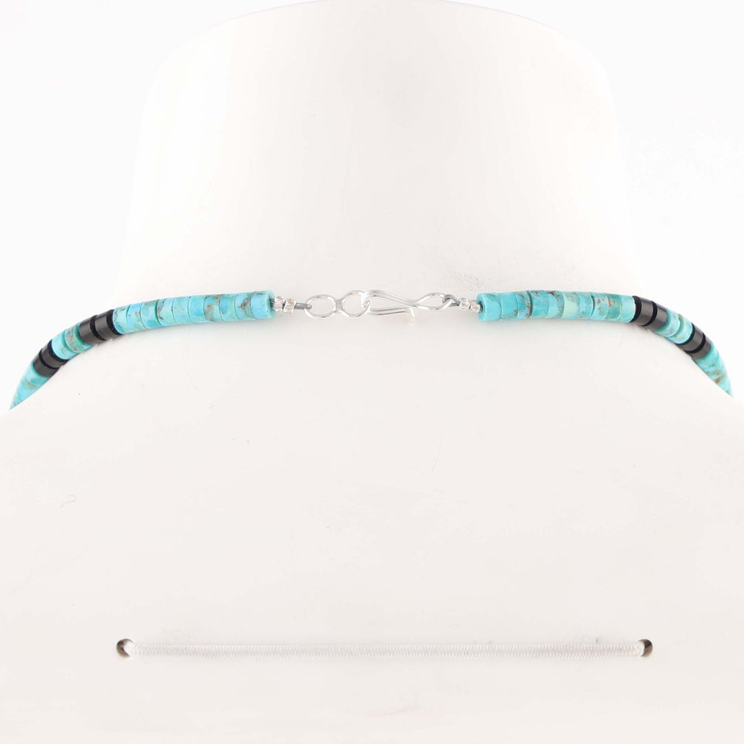 Jet and Turquoise Necklace