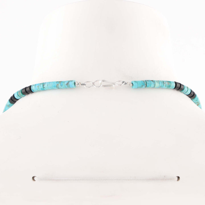 Jet and Turquoise Necklace