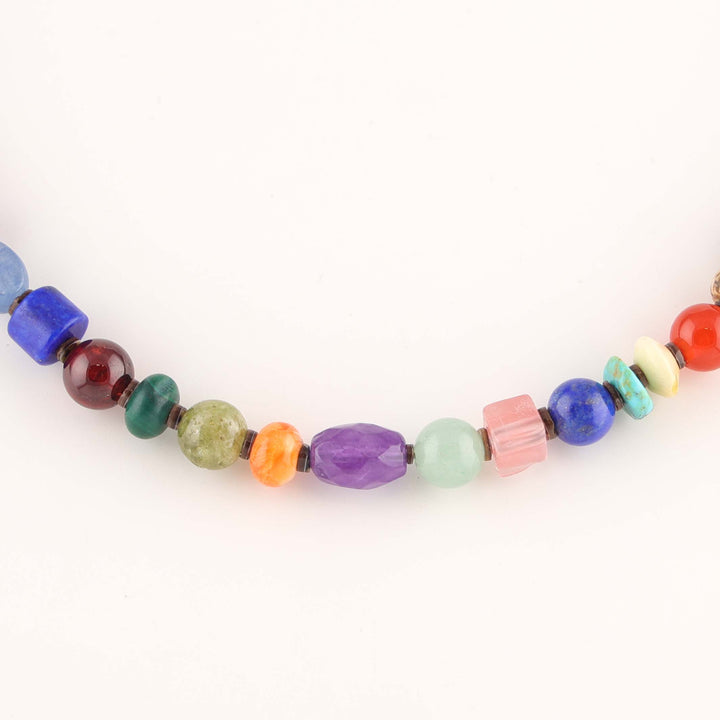 Multi-Stone Bead Necklace