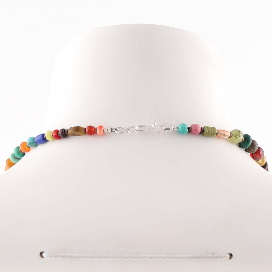 Multi-Stone Bead Necklace