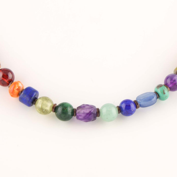 Multi-Stone Bead Necklace